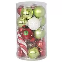 Kliknite za detalje - Novogodišnji ukrasi Set 26 komada Kliknite za detalje - Novogodišnji ukrasi Set 26 komada