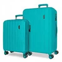 Kliknite za detalje - Komplet proširivih kofera 55cm-70cm Movom Wood turquoise 53189 Kliknite za detalje - Komplet proširivih kofera 55cm-70cm Movom Wood turquoise 53189