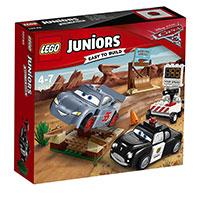 Kliknite za detalje - LEGO Juniors kocke Disney PIXAR Cars 3 - Willys Butte Speed Training - Vili Butov trening brzine   95 delova 10742