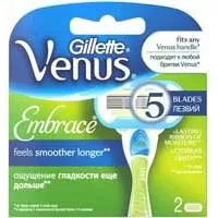 Kliknite za detalje - Gillette Venus Embrace rezervni kertridži 2 kom. 0501210 Kliknite za detalje - Gillette Venus Embrace rezervni kertridži 2 kom. 0501210