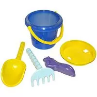 Kliknite za detalje - Set za plažu - kantica, sito, grabuljice, lopatica i modlica za pesak Kliknite za detalje - Set za plažu - kantica, sito, grabuljice, lopatica i modlica za pesak