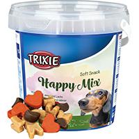 Kliknite za detalje - Poslastice za pse 500g Soft Snack Happy Mix piletina jagnjetina losos Trixie 31495 