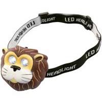 Kliknite za detalje - Dečija LED naglavna baterijska lampa sa trakom za glavu Lav HLP2L