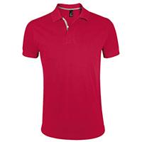Kliknite za detalje - Sols Portland Muška majica sa kragnom vel. 3XL Red 00574