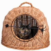 Kliknite za detalje - Transporter - kavez za mačke i male pse Wicker Trixie 2870