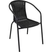 Kliknite za detalje - Baštenska Stolica Napoli Black Kliknite za detalje - Baštenska Stolica Napoli Black