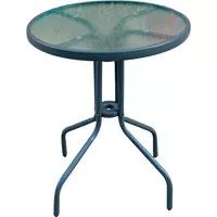 Kliknite za detalje - Okrugli Baštenski Sto Sa Staklenom Pločom Andora Kliknite za detalje - Okrugli Baštenski Sto Sa Staklenom Pločom Andora