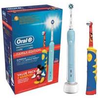 Kliknite za detalje - Oral-B Poklon set Dečija Mickey i električna četkica za odrasle