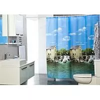 Kliknite za detalje - Zavesa za kadu i tuš kabinu Mill 180x200 Kliknite za detalje - Zavesa za kadu i tuš kabinu Mill 180x200