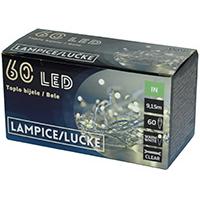 Kliknite za detalje - Novogodišnje LED lampice na baterije 60 kom