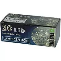Kliknite za detalje - Novogodišnje LED lampice na baterije 20 kom Kliknite za detalje - Novogodišnje LED lampice na baterije 20 kom