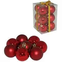 Kliknite za detalje - Ukrasi Za Jelku 12 komada - Kuglice 5 cm crvene Kliknite za detalje - Ukrasi Za Jelku 12 komada - Kuglice 5 cm crvene