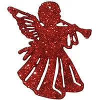 Kliknite za detalje - Ukrasi za jelku - anđeli u crvenoj boji 6 kom Kliknite za detalje - Ukrasi za jelku - anđeli u crvenoj boji 6 kom