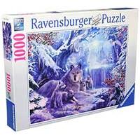 Kliknite za detalje - Puzzle 1000 delova - Vukovi u zimu - Ravensburger 19704