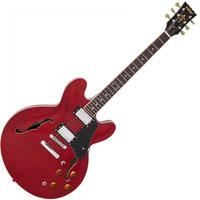 Kliknite za detalje - Polu-akustična gitara Vintage VSA500CR Cherry Red