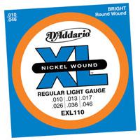 Kliknite za detalje - D Addario Set žica za električnu gitaru XL Regular Lite 10-46 EXL 110