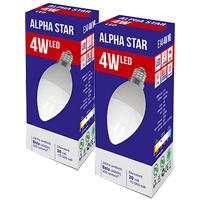 Kliknite za detalje - Alpha Star LED Sijalica E14 4W 4000K 2 komada 024002
