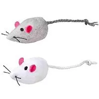 Kliknite za detalje - TRIXIE Igračka za mačke PLIŠANI MIŠ 2kom. sa zvoncetom Kliknite za detalje - TRIXIE Igračka za mačke PLIŠANI MIŠ 2kom. sa zvoncetom