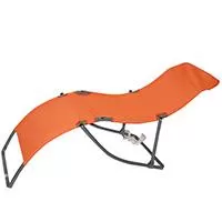 Kliknite za detalje - Narandžasta sklopiva ležaljka 67 x 150 x 50 cm Kliknite za detalje - Narandžasta sklopiva ležaljka 67 x 150 x 50 cm