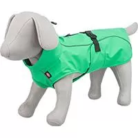 Kišni mantil za pse Vimy Green leđa 40cm Trixie 680233 Kišni mantil za pse Vimy Green leđa 40cm Trixie 680233 - Kada je potrebno izaći u šetnju po kišovitom i vetrovitom vremenu, tu je mantil Trixie Vimy za Vašeg ljubimca. Izuzetno je prilagodljiv, tako da će psu stajati baš onako kako treba da bi ga zaštitio.