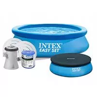 Kliknite za detalje - INTEX Bazen 244x76cm Komplet Sa Filterskom Pumpom i Pokrivačem Kliknite za detalje - INTEX Bazen 244x76cm Komplet Sa Filterskom Pumpom i Pokrivačem
