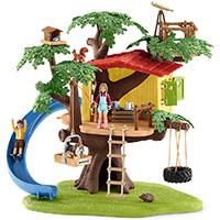 Kliknite za detalje - Schleich Figure Domaće životinje - Kućica na drvetu deca i ljubimci 42408