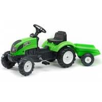 Kliknite za detalje - Dečiji traktor na pedale sa prikolicom Falk Toys 2057J