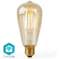 Kliknite za detalje - Smart Wi-Fi LED Filament sijalica E27 5W Nedis WIFILF10GDST64 Kliknite za detalje - Smart Wi-Fi LED Filament sijalica E27 5W Nedis WIFILF10GDST64