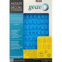 Kliknite za detalje - PEBEO Gedeo Mould Alphabet – Numbers – Special Characters - Kalup za livenje SLOVA 30 x 20cm 667029