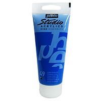 Kliknite za detalje - PEBEO Studio Acrylics High Viscosity - Akrilna boja - Opaque Primary Cyan 49 - 100ml 661049