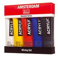 Kliknite za detalje - TALENS Amsterdam All Acrylics Standard Series - Mixing Set - Akrilne boje 5x120ml 680901