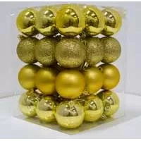 Kliknite za detalje - Novogodišnji ukrasi za jelku Kugle Gold 36 kom. 19002 Kliknite za detalje - Novogodišnji ukrasi za jelku Kugle Gold 36 kom. 19002