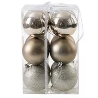 Kliknite za detalje - Ukrasi za jelku - kugle 5 cm 12 komada srebrna boja Kliknite za detalje - Ukrasi za jelku - kugle 5 cm 12 komada srebrna boja