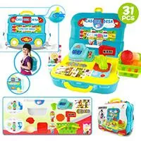 Kliknite za detalje - Cashier Desk - Kofer-ranac KASA za decu - 31 deo 59123 Kliknite za detalje - Cashier Desk - Kofer-ranac KASA za decu - 31 deo 59123