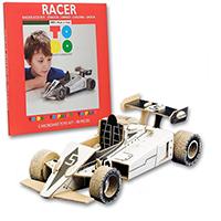 Kliknite za detalje - TO DO Cardboard Toy Eco Kit Racer - 3D Puzzle Maketa FORMULA 98 delova 