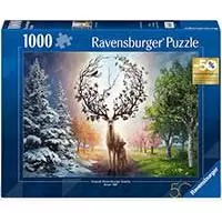 Kliknite za detalje - Puzzle slagalica 1000 delova Jelen Zima i leto Ravensburger 12001088 Kliknite za detalje - Puzzle slagalica 1000 delova Jelen Zima i leto Ravensburger 12001088