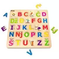 Kliknite za detalje - Pino Toys Drvena slagalica Abeceda Kliknite za detalje - Pino Toys Drvena slagalica Abeceda