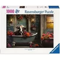 Kliknite za detalje - Puzzle slagalica 1000 delova Krava u kadi Ravensburger 12000782 Kliknite za detalje - Puzzle slagalica 1000 delova Krava u kadi Ravensburger 12000782