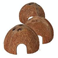 Kliknite za detalje - Tri kućice od kokosa za terarijum, akvarijum ili kavez Trixie 76160