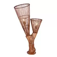 Kliknite za detalje - Globo podna lampa 25800 drvo-natur 2XE27 Kliknite za detalje - Globo podna lampa 25800 drvo-natur 2XE27