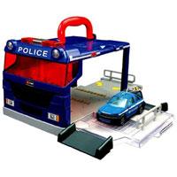 Kliknite za detalje - Bburago Policijska garaža-kocka sa autićem BU32023