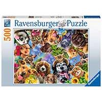 Kliknite za detalje - Puzzle 500 delova Ljubimci prave selfi Ravensburger 15042