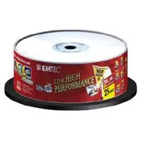 Emtec (BASF) prazni CD-R - 80min/700Mb/52x - pakovanje 25 kom. Emtec (BASF) prazni CD-R - 80min/700Mb/52x - pakovanje 25 kom. -