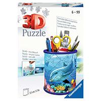 Kliknite za detalje - RAVENSBURGER 3D puzzle Kutija za olovke Podvodni svet - DELFIN RA11176