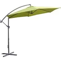 Kliknite za detalje - Bočni banana suncobran Sol zeleni 3m Kliknite za detalje - Bočni banana suncobran Sol zeleni 3m