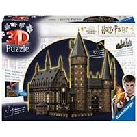 Zamak Hogvorts sa svetlom 3D Puzzle Ravensburger