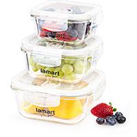 Kliknite za detalje - Lamart Komplet Posuda za Odlaganje i Čuvanje Hrane LT6012