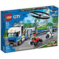 Kliknite za detalje - LEGO® City Kocke - Policija - Transporter helikoptera 60244