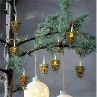 Kliknite za detalje - Novogodišnje lampice u obliku šišarki 10 LED Kliknite za detalje - Novogodišnje lampice u obliku šišarki 10 LED