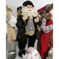 Kliknite za detalje - Figura Deda Mraz Sven Black 80 cm